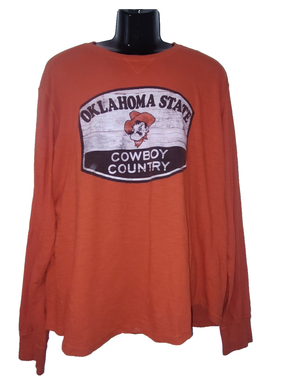 Pressbox Oklahoma Orange Long Sleeve T-Shirt Size XXL Bag 2